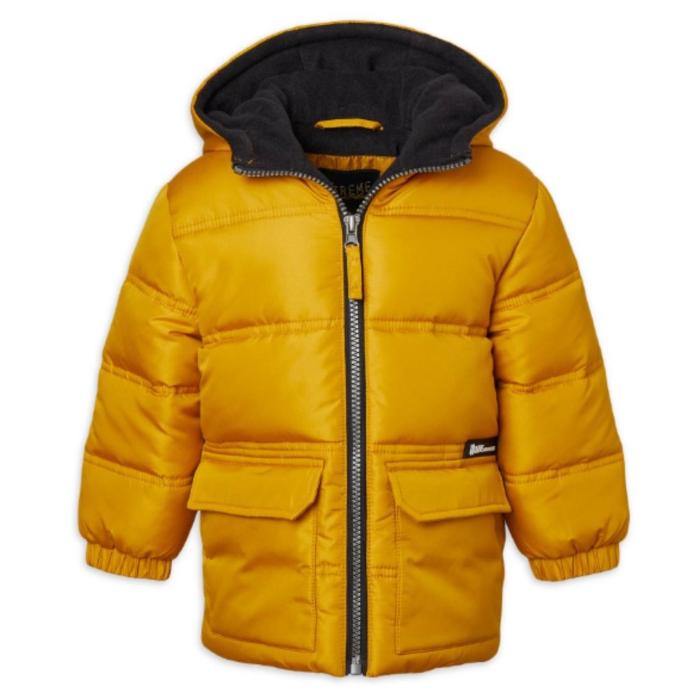 iXtreme Boys Hooded Solid Big Pocket Puffer Jacket, Sizes 4-18